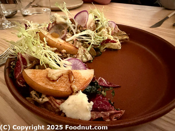 Arquet San Francisco chicory salad