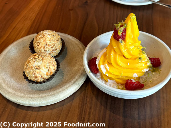 The Happy Crane San Francisco mochi rocher sorbet