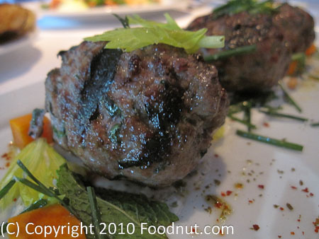 Village Pub Woodside Lamb Kofta meatballs